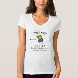 T-shirt Jeune mariée végétarienne drôle de calembour de