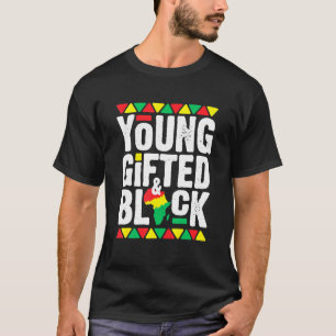 T-shirt Jeune Noir Dashiki African Pride Histoire Mois Ma