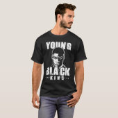 T-shirt Jeune Noir Histoire (Devant entier)