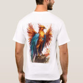 T-shirt "Jeune Phoenix : Renaissance en Fleur T-shirt" (Dos)