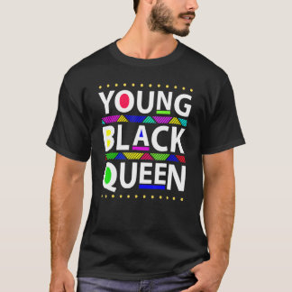 T-shirt Jeune Reine noire Mois de l'histoire des Noirs Fil