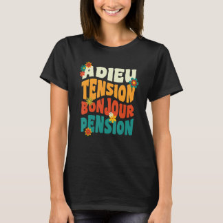 T-shirt Jeune retraité collègue de travail vintage