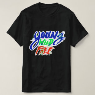 T-shirt Jeune Sauvage Libre