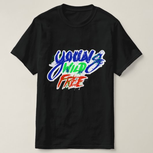 T-shirt Jeune Sauvage Libre (Design devant)
