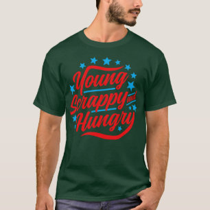 T-shirt Jeune Scrappé et affamé USA