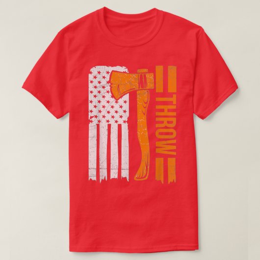 T-shirt JEUNER Conception pour un Ax jetant adulte (Design devant)