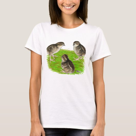 T-shirt Jeunes cailles de Bobwhite (Devant)