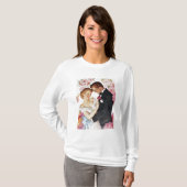 T-shirt Jeunes couples dans le tenue de soirée (Devant entier)