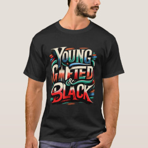 T-shirt Jeunes doués et noirs Mois de l'histoire des homme