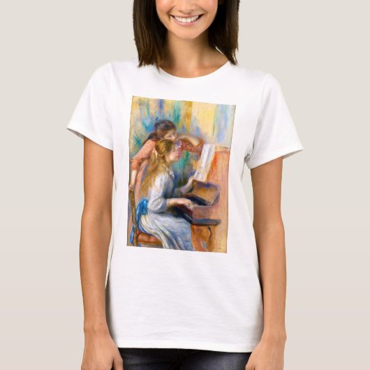 T-shirt Jeunes filles au piano, Renoir (Devant)