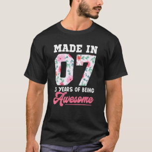 T-shirt Jeunes Filles De 15 Ans Ados Garçons Pour 15e Anni