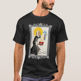 T-shirt Jeunes filles de pureté catholique Sainte-Cathérin