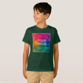 T-shirt Jeunes Garçons Impression Devant Manches Courtes M (Devant entier)