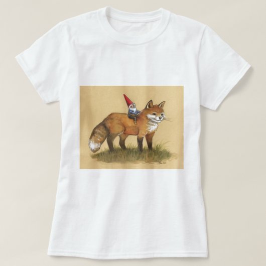 T-shirt Jeunes gnome et Fox (Design devant)