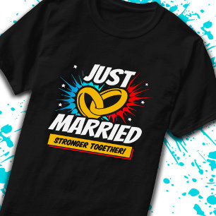 T-shirt Jeunes mariés - Couple de lune de miel de mariage