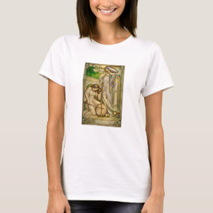 T-shirt Jeunes Musiciennes Art Nouveau Illustration Vintag