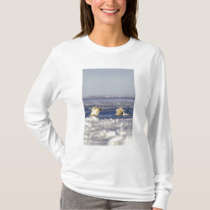 T-shirt Jeunes ours polaires jouant
