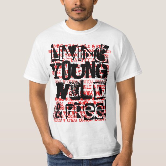 T-SHIRT JEUNES SAUVAGE ET LIBRE (Devant)