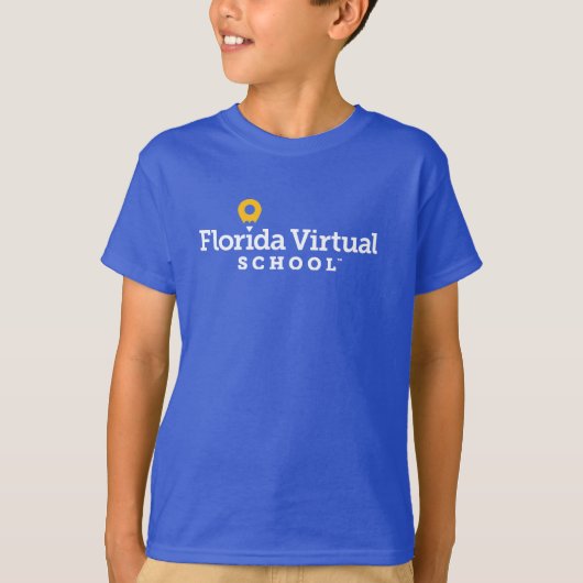 T-shirt jeunesse de l'école virtuelle de Floride ( (Devant)
