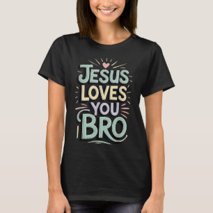 T-shirt Jeunesse Jésus Amour Toi Frère Drôle Chrétien Dieu