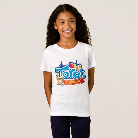 T-shirt jeunesse Kids n Torah dessin animé (Devant entier)
