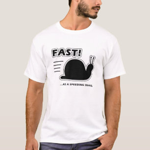T-shirt Jeûnez comme escargot expédiant