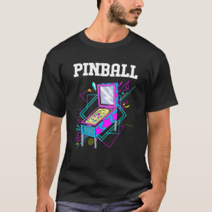 T-shirt Jeux d'Arcade Vintage Pinball