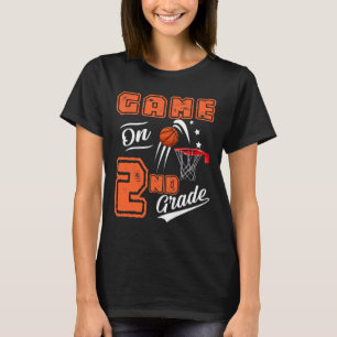 T-shirt Jeux De Basket De Deuxième Année Premier Jour De S
