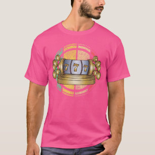 T-shirt Jeux de hasard 777 Chanceux Jeux Drôle Casino Mach