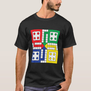 T-shirt Jeux de société Jouer Ludo sur votre graphique d'i