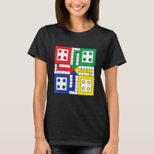 T-shirt Jeux de société Jouer Ludo sur votre graphique d'i