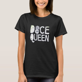 T-shirt Jeux Dice Amusants Reine Du Dice