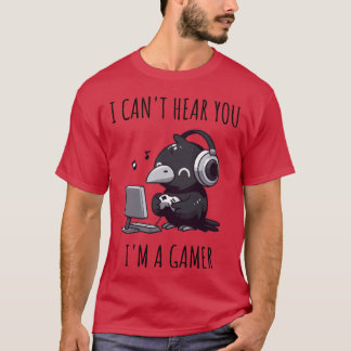 T-shirt Jeux en ligne Famille de corbeaux drôle
