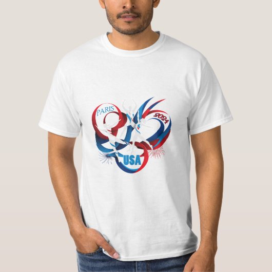 T-shirt Jeux olympiques d'été de Paris (Devant)