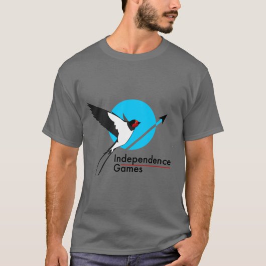 T-shirt Jeux pour l'indépendance foncée (Devant)