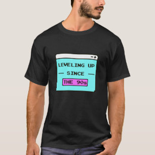 T-shirt Jeux Rétro - Progresser depuis le joueur des année