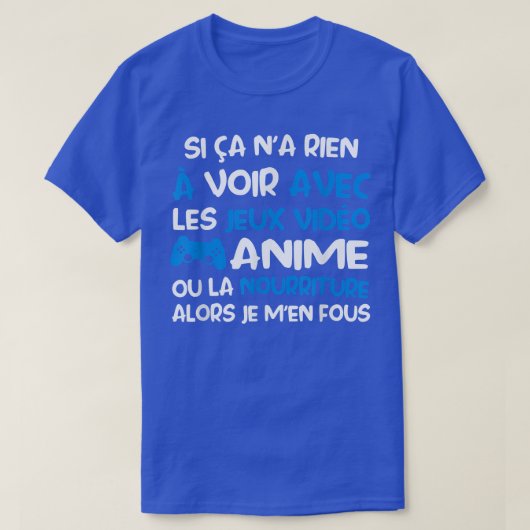 T-shirt Jeux vidéo (Design devant)