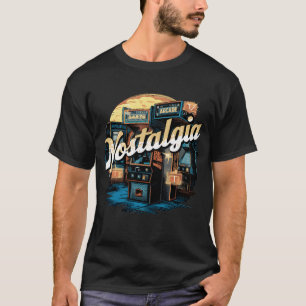 T-shirt Jeux vidéo d'arcade vintage nostalgie garçon garço