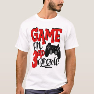 T-shirt Jeux Vidéo de 3e année Gamme 1ère école de jour Ro