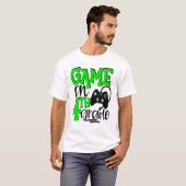 T-shirt Jeux Vidéo De 4E Année 1Er Jour École Vert (Devant entier)