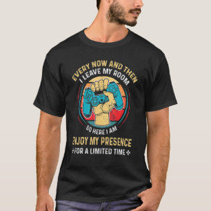 T-shirt Jeux Vidéo De Temps En Temps Et Puis Je Laisse Mon
