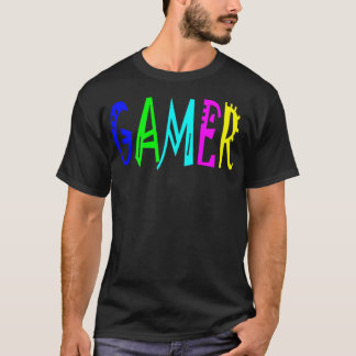 T-shirt Jeux Vidéo Gamer Jeux Ordinateur