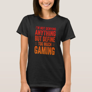 T-shirt Jeux vidéo Jeu pour Gamer Jeu en ligne