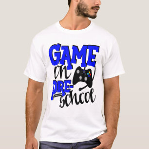 T-shirt Jeux Vidéo Joueur d'école maternelle 1er Jour Scol