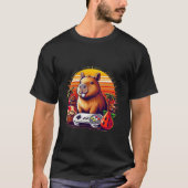 T-shirt Jeux Vidéo Lover Capybara Funny Jeux Vidéo Capyb (Devant)