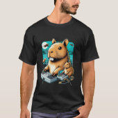 T-shirt Jeux Vidéo Lover Capybara Funny Jeux Vidéo Capyb (Devant)