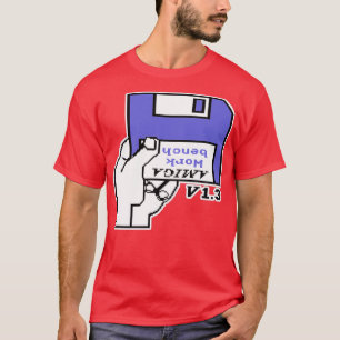 T-shirt Jeux Vidéo Rétro Commodore Amiga Workbench Inserti
