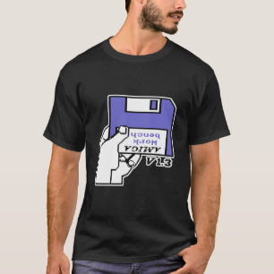 T-shirt Jeux Vidéo Rétro Commodore Amiga Workbench Inserti
