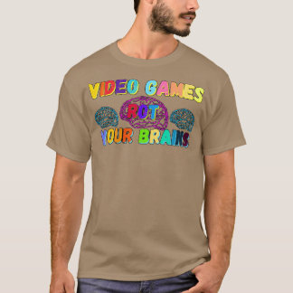 T-shirt Jeux Vidéo Rot Your Brains 17