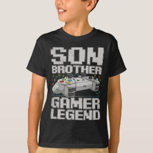 T-shirt Jeux Vidéos Vintages Pour Garçons Brother S